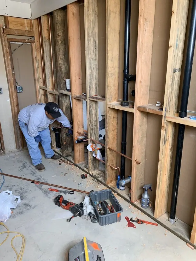 Commercial rough-in plumbing for Water Heater Replacement in Downtown St. Cloud